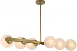 Подвесная люстра на штанге ILLUMICO IL0073-6P-79 GD (220V, шар)