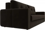 Диван прямой Лига-031 (Коричневый/Микровельвет) Лига Диванов арт.121266