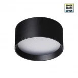 Светильник накладной светодиодный с переключ. цв. температуры Novotech Orbis 359597 черный IP20 LED 18W 220-240V 3000К\4000К\6000К