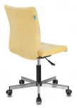 Кресло Бюрократ CH-330M желтый Velvet 74 крестовина металл хром
