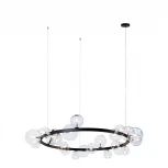 Подвесной светильник Loft IT Molecule 10023/1200 (220V, на тросе, шарики, кольцо)