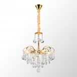 Подвесная люстра Lussole Presidio LSP-6017 (220V, хрусталь, на цепи)