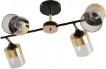 Потолочная люстра на штанге Reluce 01555-3.3-04B BK+FGD (220V)