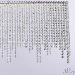 Подвесная люстра светодиодная APL LED Sicilia SH06.70.B.Ni.4000 (220V, хрусталь, на тросе)