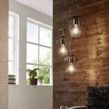 Подвесной светильник ярусный Eglo Newtown 49479 (220V, на проводе, бокалы)