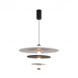 Подвесной светильник светодиодный Lumion Felta 8295/11AL черный/светло-серый/темно-серый, металл/фетр/акрил LED 11W 3000K 220V (на проводе, круглые)