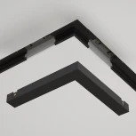 Коннектор/соединитель угловой встраиваемый черный Maytoni Accessories for tracks Basity TRA172CL-12B
