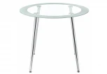 Стеклянный стол Woodville Vasko белый 11316