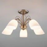 Потолочная люстра Eurosvet Stefanie 30107/5 античная бронза (220V)