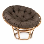 23/01 Матрац для кресла "Папасан" коричневый (ткань)