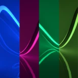 Светодиодная гибкая герметичная лента Neon 5 м. Neon ULS-N02-5050-60LED/m-13mm-IP67-DC12V-14W/m-5M-RGB блистер