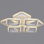 Потолочная люстра светодиодная на штанге с пультом регулировкой яркости и цветовой температуры Reluce 05104-0.3-4+4 WH