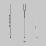 Подвесной светильник Maytoni Halo MOD246PL-L24BK1 (LED, 220V, на проводе)