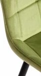 Обеденный стул Tetchair ABRUZZO (Металл,Вельвет/Зеленый,Черный) 19234