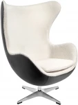 Кресло Bradex Home EGG STYLE CHAIR черный, экокожа (RF 0696)