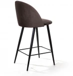 Cтул полубарный Thomas, бархат антрацит 14 Top Concept THOMAS 75976
