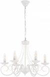 Подвесная люстра Arte Milano AM349159 349159/6 WT (220V, на цепи, подсвечник, свеча)