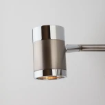 Спот на штанге Eurosvet Prime 20058/3 перламутровый сатин (220V, выключатель, круглые)