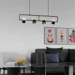 Подвесной светильник Wi-Fi Lightera Rudolf LE114L-4B SMART (LED, 220V, управление смартфоном, голосовое управление, умный дом - Алиса, Tuya Smart, Маруся, Smart Life, Экосистема Сбер, на проводе)