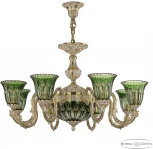 Подвесная люстра Bohemia Florence 71203P/8/210 GW P2 U Clear-Green/H-1I