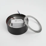 Светильник накладной со светодиодами Feron “Simple matte” AL200 48079 28W, 1960Lm, черный (4000К) (220V, круглые)