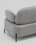 Диван-кровать Stool Group прямой Барнаби велюр светло-серый арт.УТ000040006
