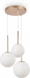 Подвесной светильник Maytoni Basic form MOD321PL-03G1 (220V, на проводе, шарики)