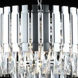 Подвесная люстра каскадная Reluce 02184-0.4-05 CH (220V, хрусталь, на цепи)
