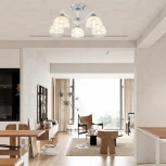 Потолочная люстра на штанге Arte Milano Napoli-326503 326503/5 CR+WH (220V)