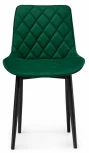 Стул Баодин велюр зеленый / черный 502109 Woodville