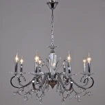 Подвесная люстра Reluce 08252-0.4-08 CR (220V, на цепи, подсвечник, свеча)