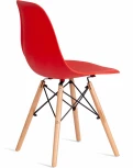 Стул CINDY (EAMES) (mod. 1801) / 1 шт. в упаковке (Дерево бук,Металл,Пластик /Красный)