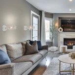 Бра Escada Banjo 679/1A White 1x60Вт E27, металл/хрусталь, белый/дерево