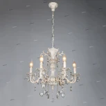 Подвесная люстра Omnilux Martina OML-79003-06 (220V, на цепи, подсвечник, свеча)