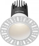 Встраиваемый светильник под гипсокартон Maytoni Dip DL120-10W-4K-TRS-W (LED, 220V, круглые)