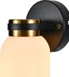 Бра Escada Madison 1x40Вт E14, металл/стекло, черный/бронза, белый (220V)
