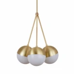 Потолочная люстра на штанге Copper Light Chandelier 3 ImperiumLoft 40,1493 (75180-22) (220V, шар)