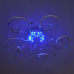 Потолочная люстра Eurosvet Curl 90129/5 хром