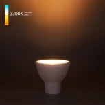 Лампочка светодиодная GU10 7 Вт полусфера белая Elektrostandard BLGU1010