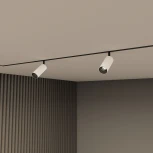 Трековый светильник 220 Denkirs Smart Spot DK8040-BW+BK (LED, пульт управления, круглые)