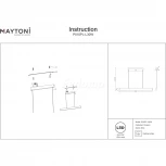Подвесной линейный светильник Step 3000K 1x30Вт 120° LED Maytoni Technical P010PL-L30W (220V, на тросе)