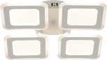 Потолочная люстра светодиодная Escada Erida 10288/4LED 75Вт, с ПДУ, металл/акрил, белый (регулировка яркости, 220V)