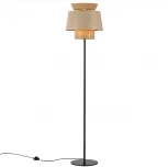 Торшер Odeon Light Kressa 4992/1F PENDANT черный/бежевый/терракотовый/золотой/металл/экокожа E27 1*60W