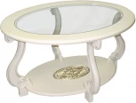Стол журнальный Овация (С) слоновая кость/золото от фабрики Mebelik