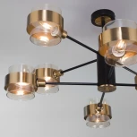 Потолочная люстра на штанге Eurosvet 70127/8 черный (220V)