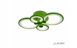 Потолочная люстра iLedex Ring A001/4 Green