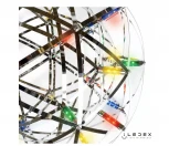 Подвесной светильник iLedex Stratosphere FG 400-42 RGB CR (220V, на проводе, шар)