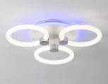 Потолочная светодиодная люстра RGB Ambrella Acrylica FA3838 (220V, пульт управления)