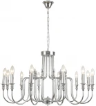 Подвесная люстра Lumion Suana 8317/12 хром/металл E14 12*40W 220V (на цепи, подсвечник, свеча)