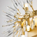 Настенный светильник Favourite Rays 4058-6W (220V, хрусталь, лепестки)